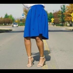 Blue Skirt!! Worn Once for shoot. Great Condition